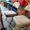 Image 3 : 2 METAL FOLDING PADDED CHAIRS