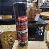 Image 3 : 2 CASES OF NEW CARPLAN LEATHER VALET AEROSOL LEATHER RESTORANT PROTECTANT