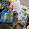 Image 2 : 2 BOXES OF SHOP SUPPLIES AND CRATE OF LARGE ANCHORS