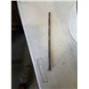 Image 7 : 2 PAILS OF TOOL HANGING BRACKETS AND HARDWARE, BRASS FAUCETS, SPIKES