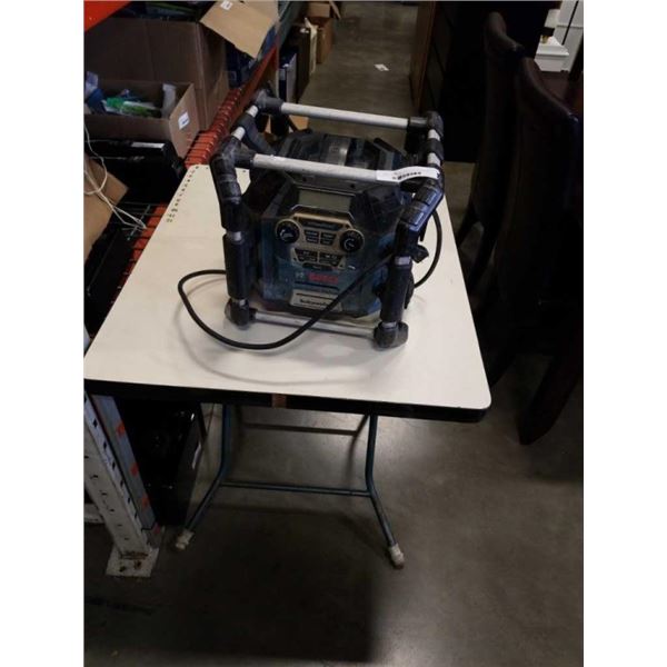 BOSCH POWER BOSS SHOP RADIO/POWER EXTENTION/ CHARGER WORKING