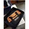 Image 3 : TOTE AND BIN OF TOOLS, JIGSAW, TOOL BAGS, SOCKET SET