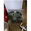 Image 2 : BRUSHED METAL WASTE BIN, GARDEN HOSE REEL AND ASSIST BAR