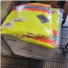 Image 3 : 2 NEW 3XL HIGH VIS JACKETS AND 3 BOXES OF POLY LINED BANQUET TABLE COVERS