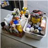 Image 1 : 2 TUBS OF SHOP FLUIDS CLEANERS AND CHARCOAL BRIQUETTES