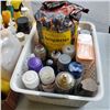 Image 2 : 2 TUBS OF SHOP FLUIDS CLEANERS AND CHARCOAL BRIQUETTES