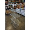 Image 2 : 5 TIER ROLLING METAL RACK