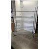 Image 1 : 5 TIER ROLLING METAL RACK