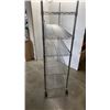 Image 3 : 5 TIER ROLLING METAL RACK