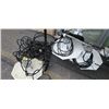 Image 1 : 4 GROW LIGHT SOCKETS WITH LONG CABLES WITH REFLECTORS