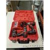 Image 1 : MILWAUKEE M18 CORDLESS DRILL AND DRIVER SET WITH 2 BATTERIES AND CHARGER TESTED AND WORKING