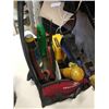 Image 3 : HUSKY TOOL CARRIER WITH CONTENTS AND MILWAUKEE BACKPACK