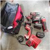 Image 1 : MILWAUKEE M18 TOOL SET WITH 4 BATTERIES AND CHARGER TESTED AND WORKING