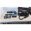 Image 1 : MAKITA 3 PC DRILL, DRIVER AND SAWZALL SET WITH 3 BATTERIES AND CHARGER TESTED AND WORKING