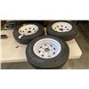 Image 1 : 3 TIRES ON 12 INCH RIMS