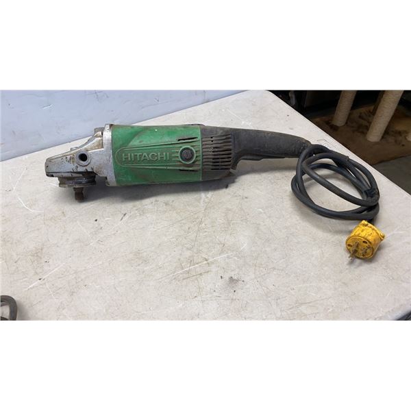 HITACHI  ELECTRIC 7" ANGLE GRINDER TESTED AND WORKING