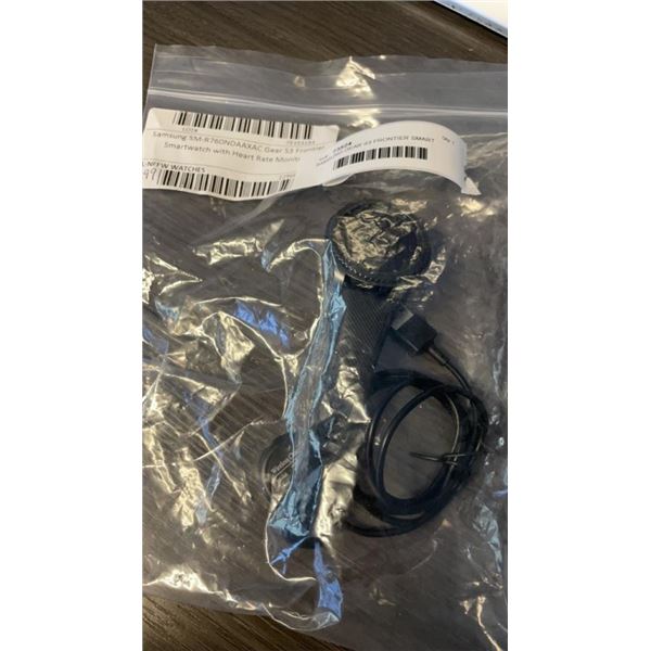 SAMSUNG GEAR S3 FRONTIER SMART WATCH WITH HEART RATE MONITER, TESTED WORKING WITH CHARGER