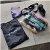 Image 1 : NEW TOMSHOO 15LB -125LB RESISTANCE BAND SET RETAIL $128