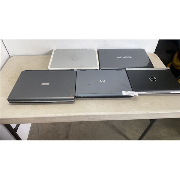 5 PARTS LAPTOPS