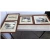 Image 1 : 4 FRAMED BOAT PRINTS BY WINDSOR STUDIOS ONWARD 1865, TELEPHONE 1892, WM IRVING 1894 AND WILSON G HUN