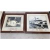 Image 2 : 4 FRAMED BOAT PRINTS BY WINDSOR STUDIOS ONWARD 1865, TELEPHONE 1892, WM IRVING 1894 AND WILSON G HUN