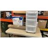 Image 1 : 50 X 30 INCH RUG, FLOOR FAN AND 3 DRAWER ORGANIZER