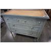 Image 2 : VINTAGE GREEN PAINTED DRESSER WITH MIRROR