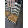Image 2 : 2 WOOD ROPE SEAT CHAIRS