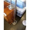 Image 4 : 3 PIECE GLASS SHADE LAMP SET - FLOOR LAMP AND 2 TABLE LAMPS