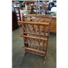 Image 1 : MADE IN CANADA WOOD MAGAZINE RACK