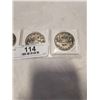 Image 1 : 4 CANADIAN DOLLARS 1953-61 VARIOUS DATES