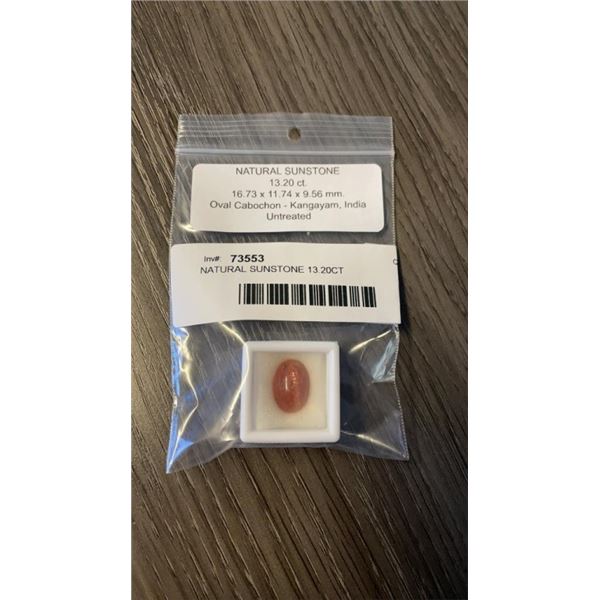 NATURAL SUNSTONE 13.20CT