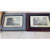 Image 2 : FRAMED OIL ON BOARD FOREST AREA BY J. COX AND 2 SMALL WATERCOLORS EST 1900