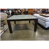 Image 1 : IMS GLASSTOP DINING TABLE - MADE IN ITALY, 55 X 55 INCHES