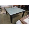 Image 2 : IMS GLASSTOP DINING TABLE - MADE IN ITALY, 55 X 55 INCHES