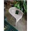 Image 2 : WICKER CHAIR, PATIO LOUNGE CHAIR AND 2 FOLDING PATIO CHAIRS