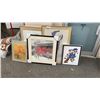 Image 1 : EASTERN PRINT AND 4 FRAMED PRINTS