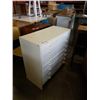 Image 2 : WHITE 5 DRAWER DRESSER - 32 INCHES TALL x 32 INCHES WIDE