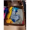 Image 5 : 2 BOXES OF FABRIC, TABLECLOTHS, BLACKOUT DRAPES