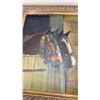 Image 2 : SIGNED OIL ON CANVAS 2 HORSES IN STABLE EST 1910