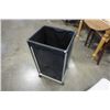 Image 2 : WICKER HAMPER AND BLACK FABRIC HAMPER
