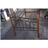 Image 2 : WOOD AND METAL FRAMED SINGLE SIZE DAY BED