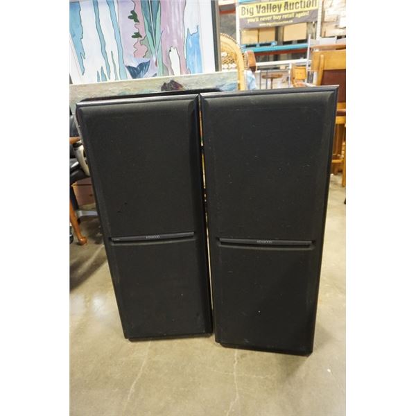 PAIR OF KENWOOD FLOOR SPEAKERS