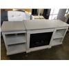 Image 2 : WHITE AMERIWOOD FIREPLACE TV STAND