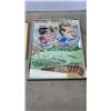 Image 2 : FRAMED SIGNED T. CONLIN SKETCH WITH 2 FRAMED WATERCOLORS STREET SCENE BY EMMITT FRITZ AND BUILDING I