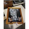 Image 1 : 3D BEER PAINTED ADVERT FRAMED AND SIGNED PJW