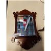 Image 2 : BOMBAY CO MIRROR AND MAHOGANY WALL SCONCE