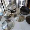 Image 2 : 14 PCS OF KIRKLAND SIGNATURE HARD ANODIZED ALUMINUM COOKWARE