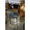 Image 1 : METAL AND LEATHER STOOL