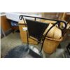 Image 3 : METAL AND LEATHER STOOL